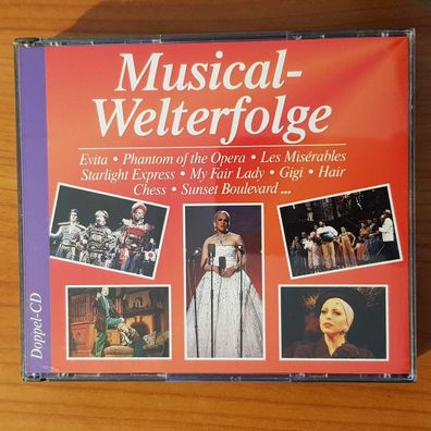 Various musical-welterfolge Sonopress VG+/VG+ (Doppel-CD, Soundtrack, Tigris)