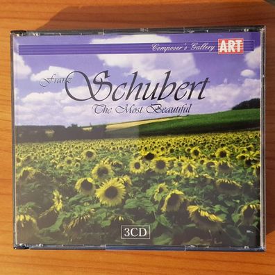 FRANZ Schubert the most beautiful EX/EX (3CD, Classical, ART)