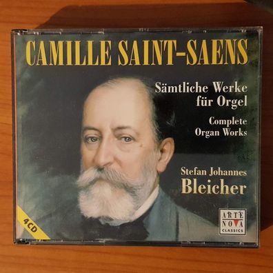 STEFAN Johannes Bleicher saint-saëns - complete organ work EX/EX (4CD)
