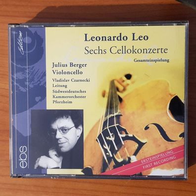Vladislav Czarnecki leonardo leo - sechs cellokonzerte (gesamteinspielung) EX/EX