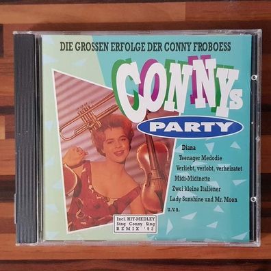 CONNY Froboess die grossen erfolge - connys party Holland NM/EX (CD Album, Pop)