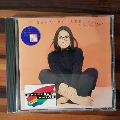 NANA Mouskouri nur ein lied FULL SILVER Germany EX/EX (CD Album, Schlager)
