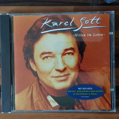 KAREL GOTT mitten im leben EX/EX (CD Album, Schlager, Polydor, 1993)