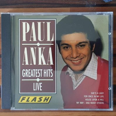 PAUL ANKA greatest hits live Germany EX/EX (CD Album, Schlager, Flash)