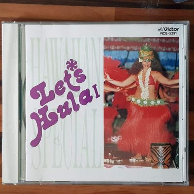Various let's hula JAPAN VG+/VG+ (CD Album, Victor)