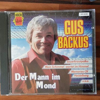 GUS BACKUS der mann im mond Austria VG+/EX (CD Album, Schlager, Koch Präsent)