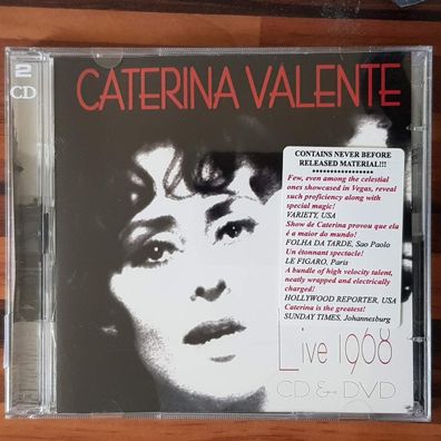 Caterina Valente live 1968 CH EX/EX (CD+DVD, Schlager, Eraki, 2005)