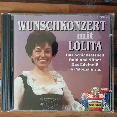LOLITA wunschkonzert mit VG+/VG+ (CD Album, Schlager, Karussell)