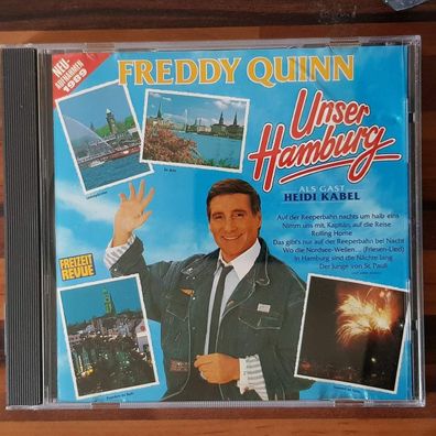 FREDDY QUINN unser hamburg Sonopress Germany EX/VG+ (CD Album, Schlager, Ariola)