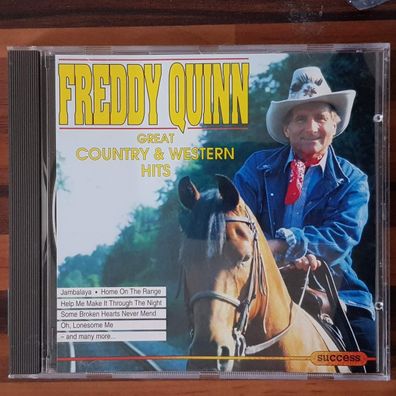 FREDDY QUINN great country & western hits CD PLANT EX/EX (CD Album, Schlager)