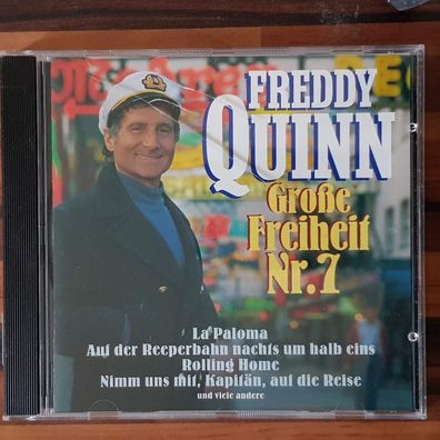 FREDDY QUINN große freiheit nr. 7 CD PLANT EC VG+/EX (CD Album, Schlager)