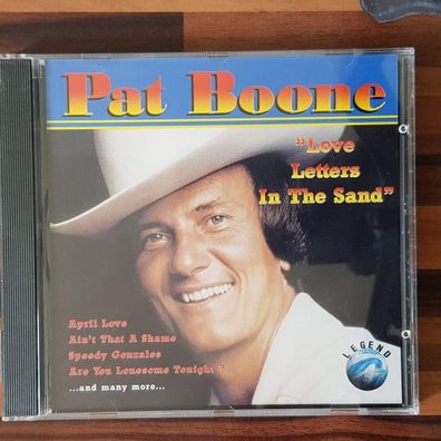 PAT BOONE "love letters in the sand" EUROPE EX/EX (CD Album, Rock, Legend, 1993)