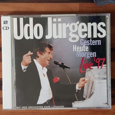 UDO Jürgens gestern, heute, morgen live'97 EUROPE EX/EX (2CD, Schlager, Ariola)