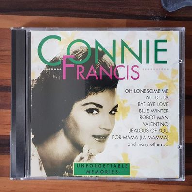 CONNIE Francis unforgettable memories EUROPE VG+/VG+ (CD Album, Pop, Condor)