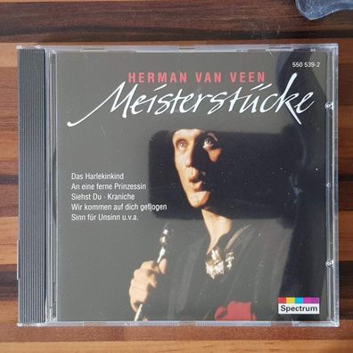 HERMAN VAN VEEN meisterstücke PMDC Germany NM/EX (CD Album, Schlager, Spectrum)