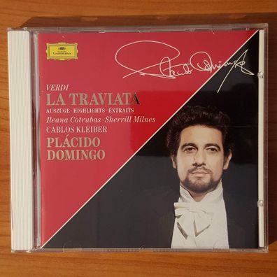 Placido Domingo la traviata (auszüge • highlights • extraits) EX/EX (CD Album)