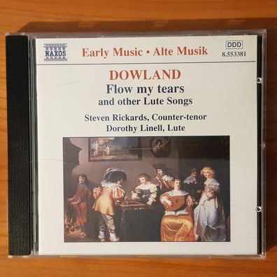 STEVEN Rickards flow my tears and other lute songs EX/EX (CD Album, Classical)