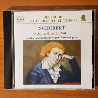 MARTIN BRUNS, ULRICH Eisenlohr schubert - schiller-lieder, vol. 1 EX/EX