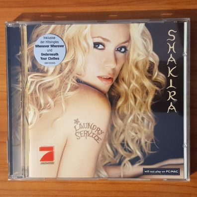 Shakira laundry service SMM Austria EX/EX (CD Album, Latin, Epic, 2001)