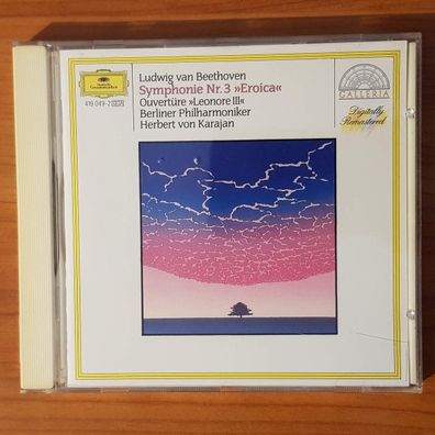 Herbert VON Karajan beethoven no. 3 “eroica” / overture: “leonore iii” EX/EX