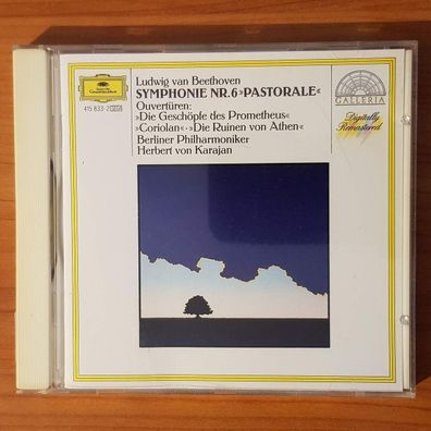 Herbert VON Karajan beethoven - symphony no. 6 PDO WGER EX/EX (CD Album)