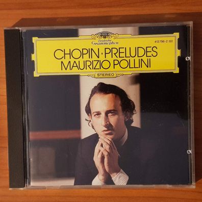 Maurizio Pollini preludes FULL SILVER Polygram WGER EX/EX (CD Album, Classical)