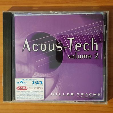 KILLER TRACKS KT 139 acous-tech volume 2 EX/EX (CD, Production Music)