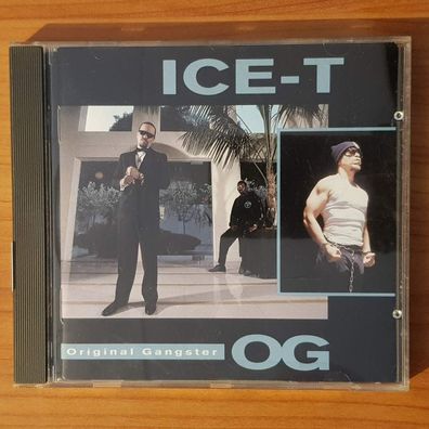 ICE-T o.g. original gangster EX/EX (CD Album, Hip Hop, Rhyme $yndicate)