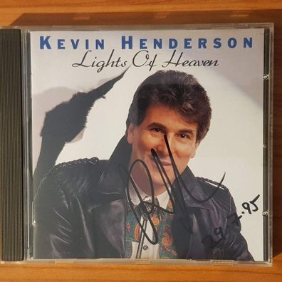 KEVIN Henderson lights of heaven SIGNED TOP DISC Germany VG+/EX (CD Album)