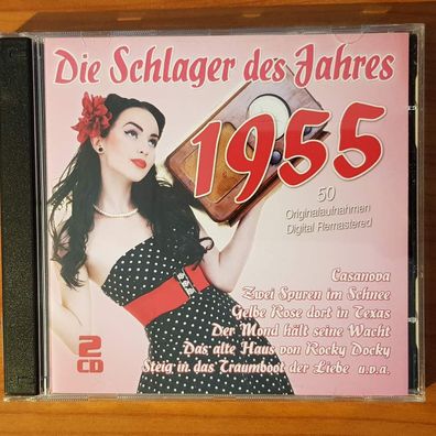 Various die schlager des jahres 1955 EX/EX (Doppel-CD, Schlager, Musictales)