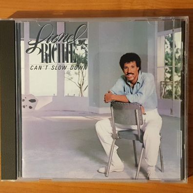 LIONEL RICHIE can't slow down FULL SILVER VG+/EX (CD Album, Funk, Motown, 1984)
