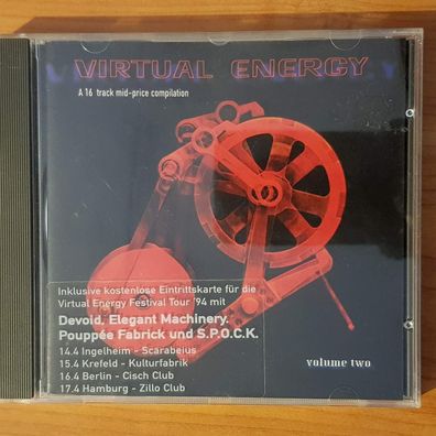 Various virtual energy - volume two DADC Austria VG/VG+ (CD Album, Electronic)