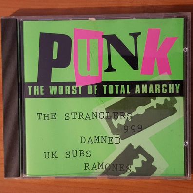 Various punk: the worst of total anarchy EX/EX (CD Album, Punk, Disky, 1995)