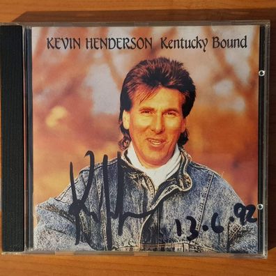 KEVIN Henderson kentucky bound SIGNED EX/EX (CD Album, Country, Not On Label)