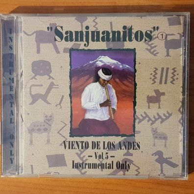 VIENTO DE LOS ANDES "sanjuanitos" instrumental only vol. 5 EX/EX (CD Album)