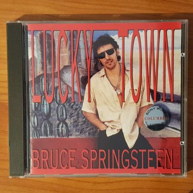 BRUCE Springsteen lucky town DADC Austria EX/EX (CD Album, Rock, Columbia, 1992)