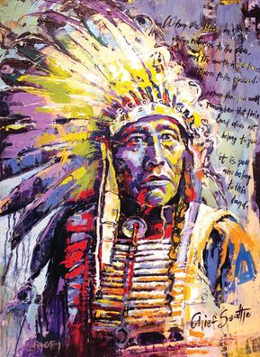 Indianer-Häuptling