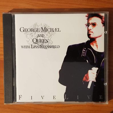 GEORGE Michael AND QUEEN five live Holland EX/EX (CD Album, Rock, Parlophone)