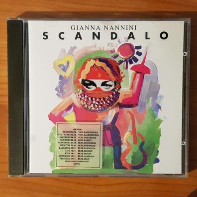 GIANNA Nannini scandalo PDO WGER EX/EX (CD Album, Rock, Metronome, 1990)