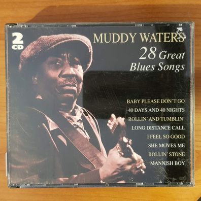MUDDY WATERS 28 great blues songs FRANCE EX/VG+ (Doppel-CD, Blues, Charly, 1993)