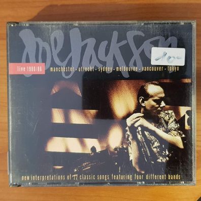 JOE Jackson live 1980/86 FULL SILVER PDO WGER EX/VG+ (CD Album, Rock, A&M, 1988)