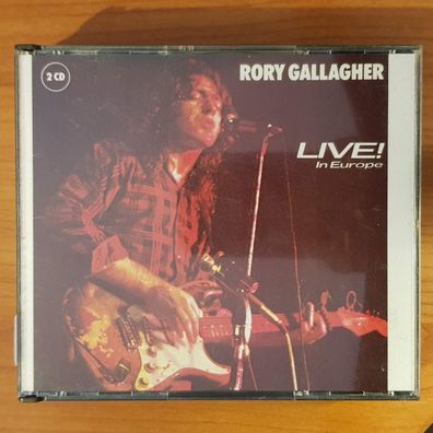 RORY Gallagher live! in europe / stage struck P+O Germany VG+/EX (Doppel-CD)