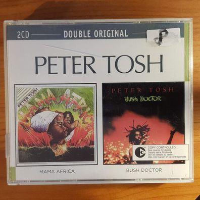 PETER TOSH mama africa / bush doctor EMI UDEN EX/EX (CD Album, Reggae, Capitol)