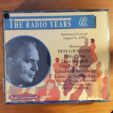 BRUNO WALTER mozart don giovanni 1937 salzburg ITALY EX/EX (3CD, Klassik)