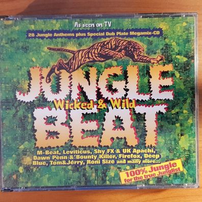 Various jungle beat (wicked & wild) Optimal Germany VG+/EX (3CD, Electronic)