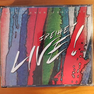 Münchener Freiheit freiheit live! VG/VG+ (Doppel-CD, Electronic, CBS, 1990)