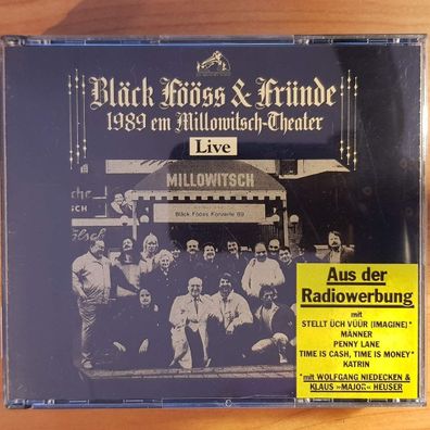 BLÄCK FÖÖSS fründe 1989 em millowitsch-theater live EX/EX (CD Album, Rock, EMI)