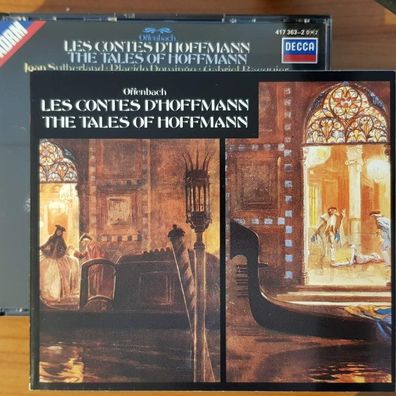 Richard Bonynge offenbach les contes d'hoffman SLIP FULL SILVER REM WGER NM/EX