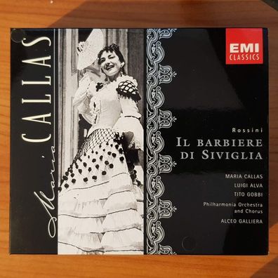 MARIA CALLAS / ALCEO Galliera rossini il barbiere di siviglia SLIP REM EMI NM/EX