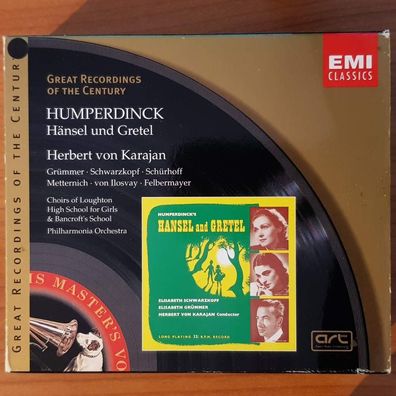Herbert VON Karajan humperdinck hänsel und gretel SLIP NM/EX (Doppel-CD)